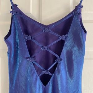 Iridescent Dress- US 6 (Blue/Purple)